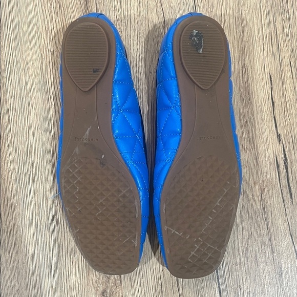AEROSOLES Vibrant Blue Quilted Flats - Picture 2 of 4